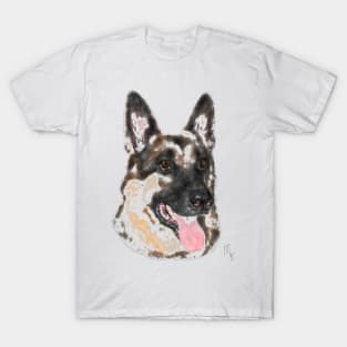 Smiling Loyal German Shepherd T-Shirt